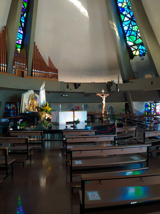 Altare interno del Santuario