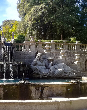 Fontana dei Giganti a Villa Lante