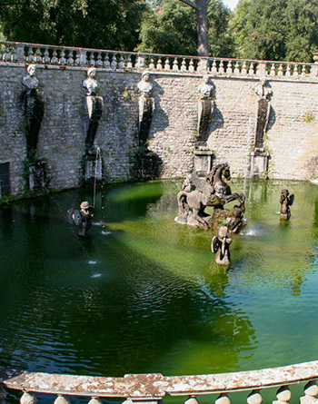 Fontana del Pegaso a Villa Lante