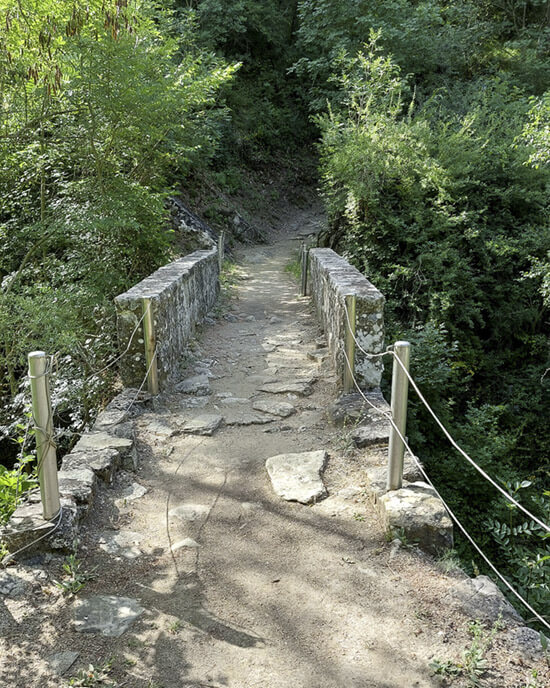 Ponte romano percorso 7 pietre