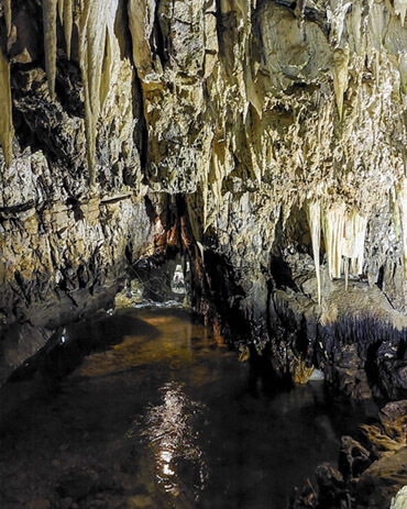 Fiume sotterraneo grotte di Stiffe