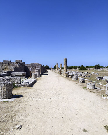 Strada principale Paestum