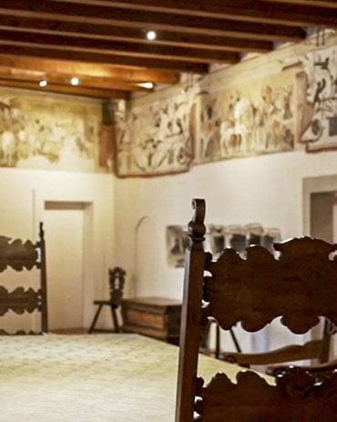 Sala interna, i castelli del Trentino
